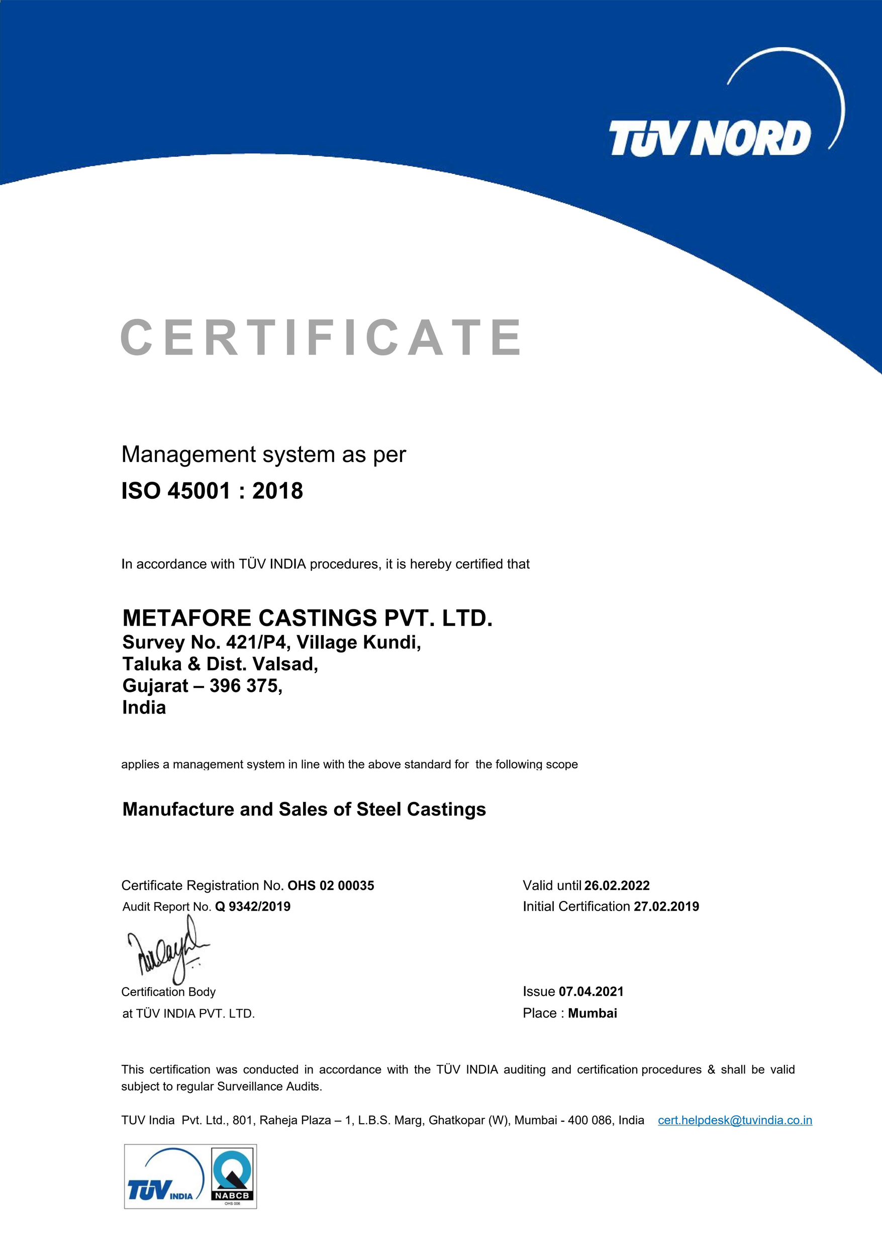 ISO 14001 - 2018